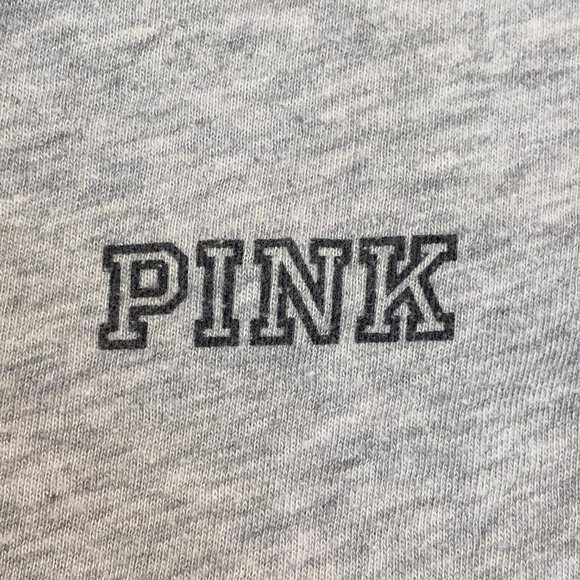 PINK Ladies Grey Cozy Tee - Picture 4 of 5